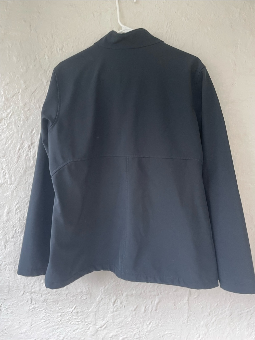Columbia black lightweight full zip softshell jacket fleecy interior pockets;XL - Picture 5 of 7